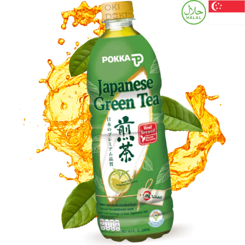 Pokka Té Verde Japonés (Sin azúcar) 500ml