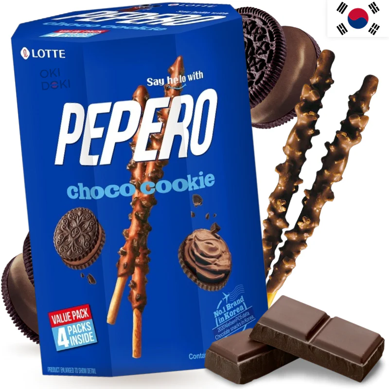 Lotte Pepero Oreo con Crema de Chocolate Bulk (grande) 128g
