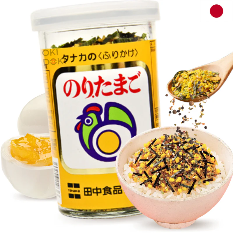 Tanaka Food Furikake Condimento para Arroz con Alga y Huevo 60g