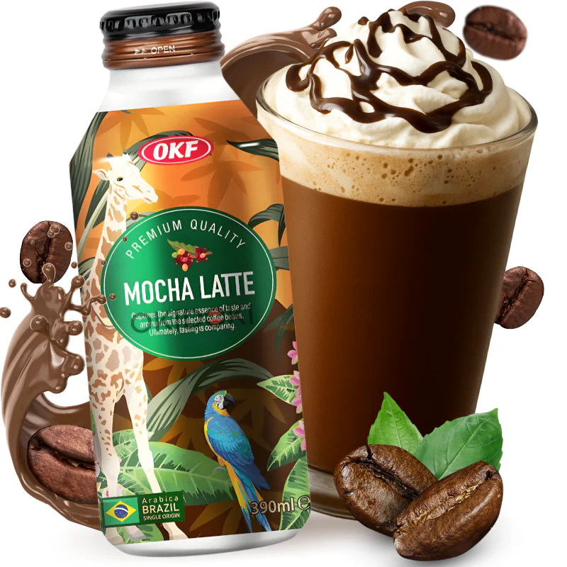 OKF Cafe Premium Sabor Mocha Moca Latte (Halal) 390ml