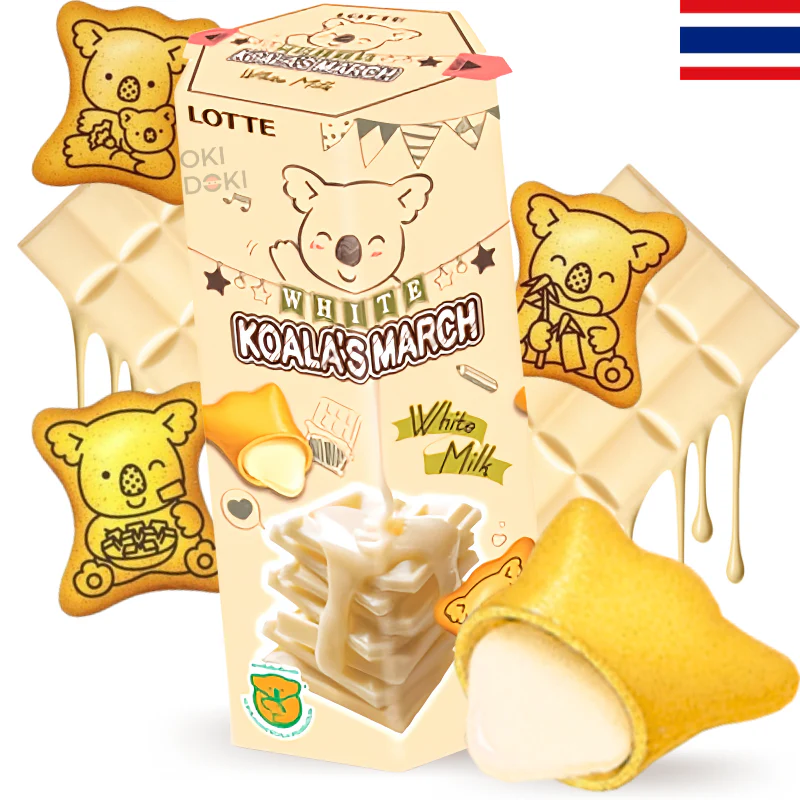 Lotte Koala's March Galleta con Crema Leche y Queso (Halal) 37g