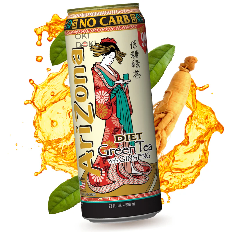 Arizona Té Verde con Ginseng Sin Calorías 650ml