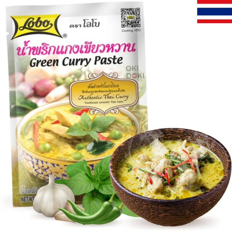 Lobo Pasta Curry Verde (Halal) 50g