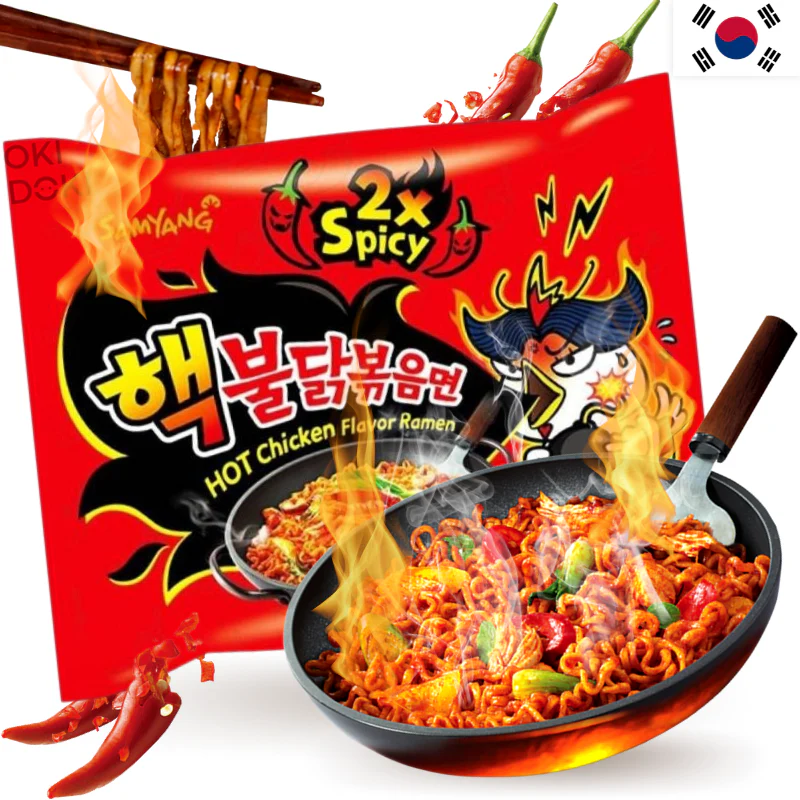 Samyang Buldak Ramen Hot Chicken 2x Picante (Halal) 140g