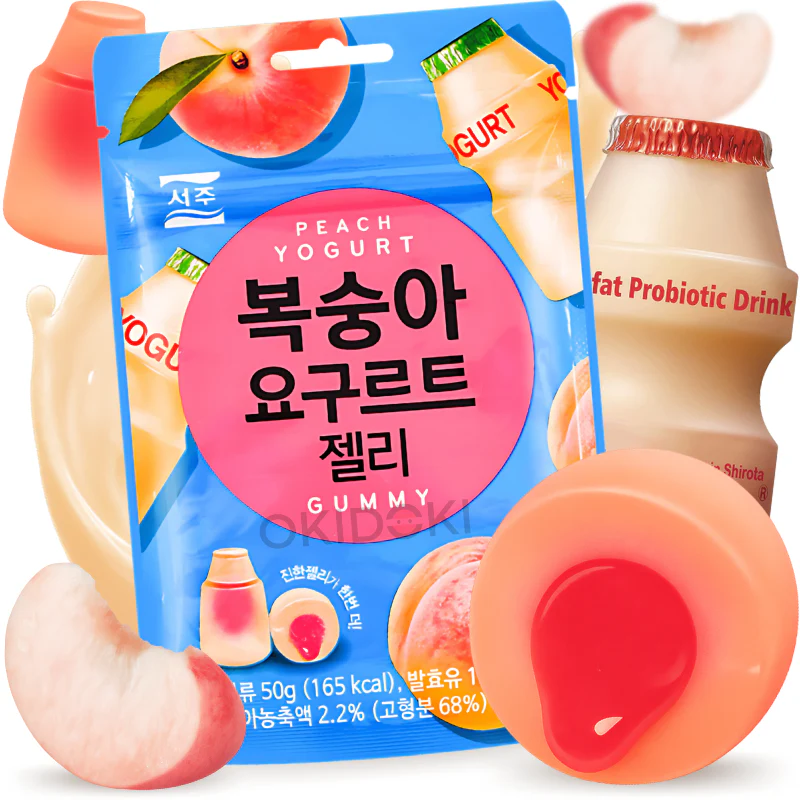 Seoju Gominolas de Yogur Yakult Sabor Melocotón 50g