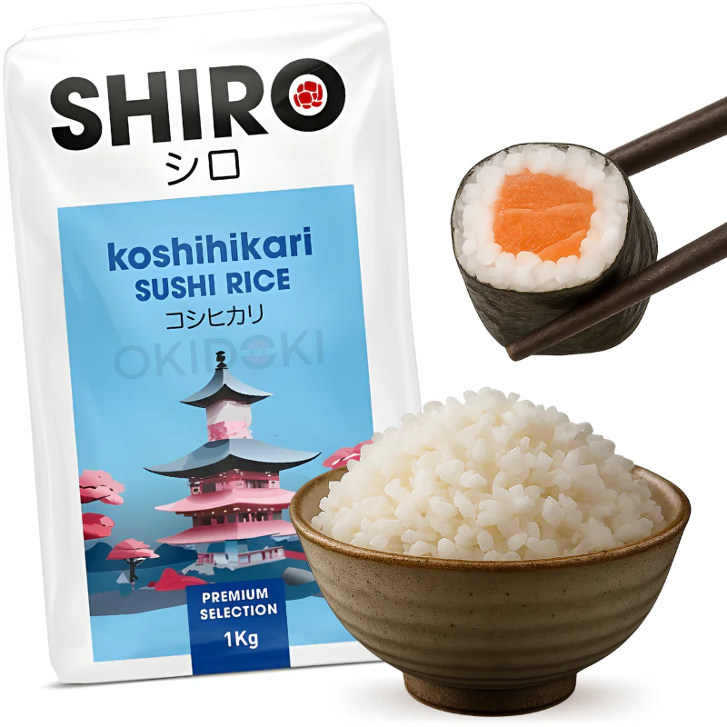 Shiro Arroz de Koshihikari para Sushi Premium 1kg