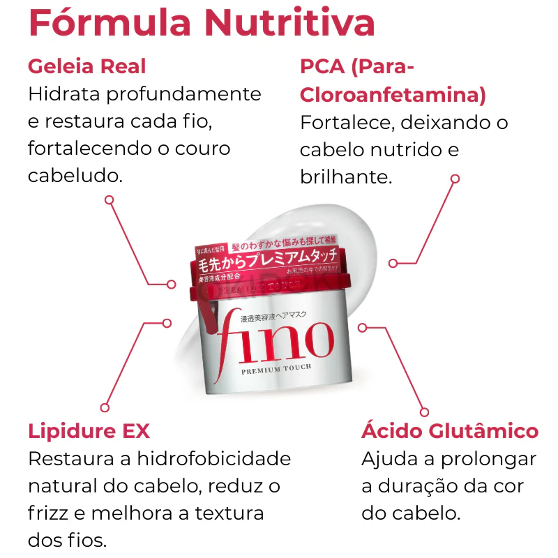 Shiseido 資生堂 Fino Mascarilla Capilar Japonés Serum Denso Premium Touch 230ml - Image 3