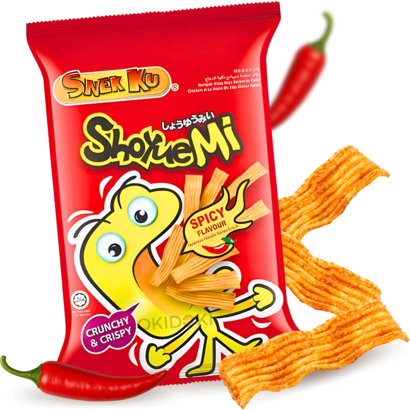 Snekku Snack Shoyu Japonés Sabor Picante (Halal) 60g