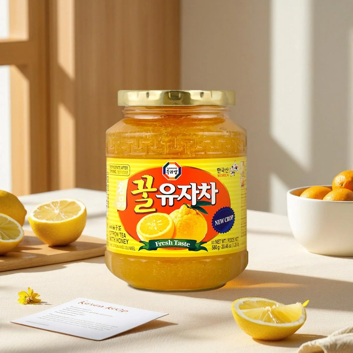 Surasang Infusión de Yuja (Limón Coreano) y Miel 580g - Image 2