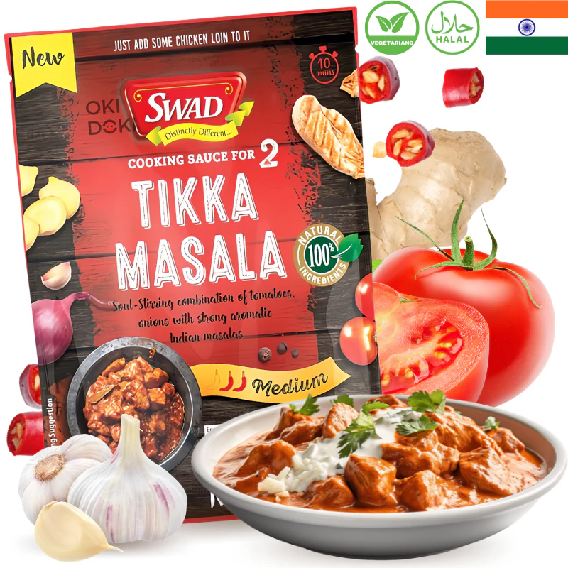 Swad Salsa Curry Tikka Masala (Halal, Vegetariano) 250g