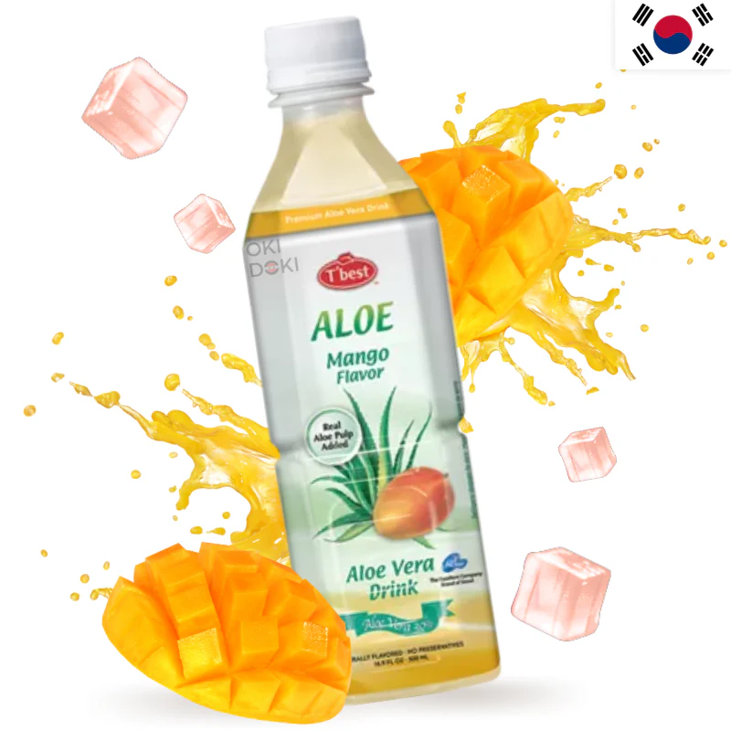 T'best Bebida de Aloe Vera Mango (Sin Gluten) 500ml
