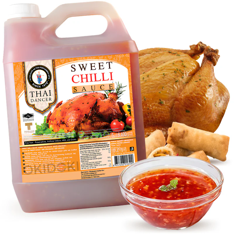 Thai Dancer Salsa de Chile Dulce (Halal, Sin Gluten) 6400g