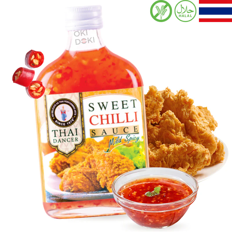 Thai Dancer Salsa Chile Dulce para Pollo (Halal, Sin Gluten) 200g