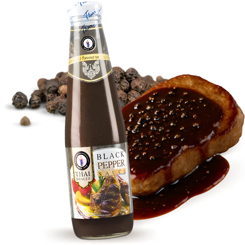 Thai Dancers Salsa Salteada de Pimienta Negra (Halal) 300ml