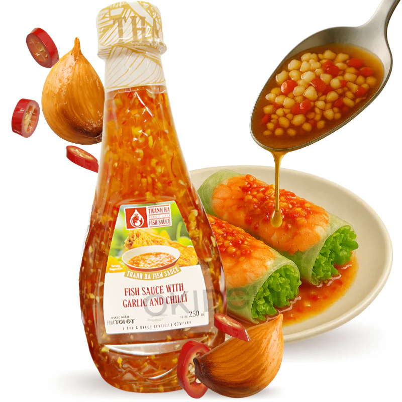 Thanh Ha Salsa de Pescado con Ajo y Chile (Halal) 250ml