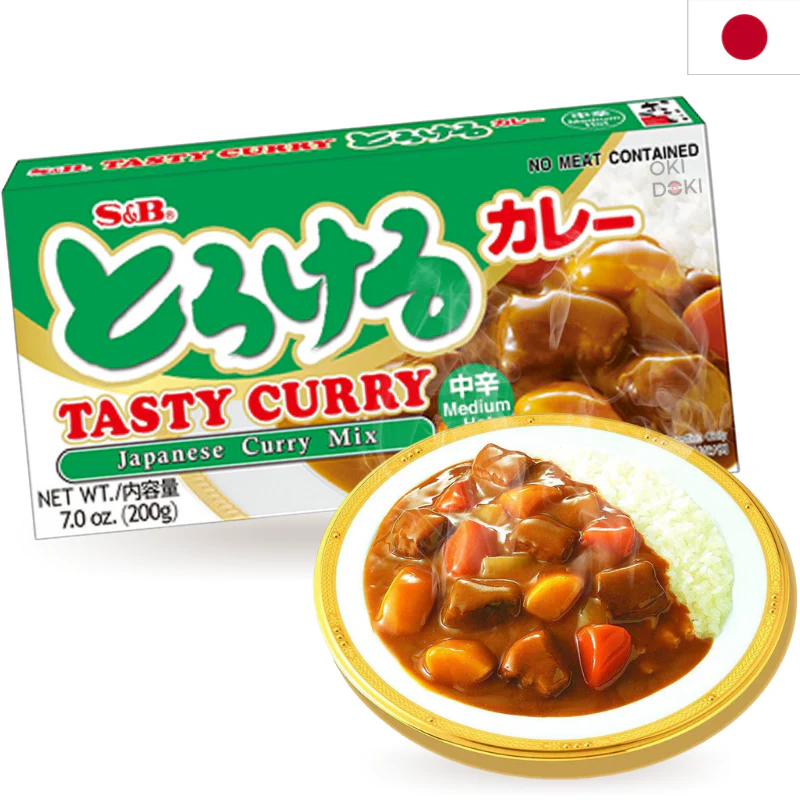 Torokeru Curry M-hot 200g (10 Raciones)