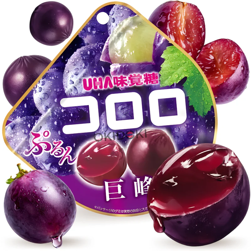 UHA Gominolas Kororo Sabor Uva 48g