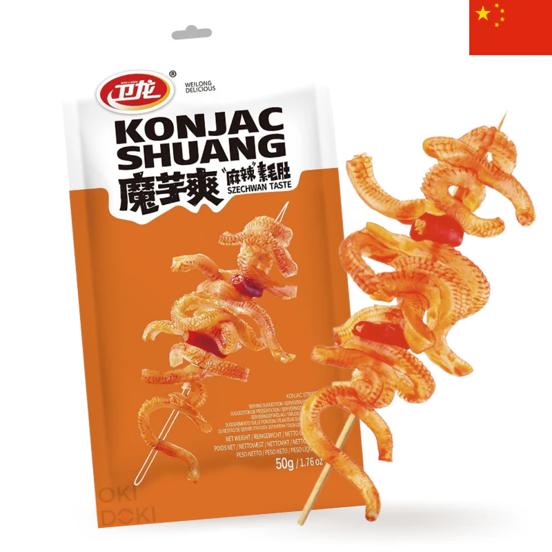 Weilong Konjac Shuang Aperitivo de Konjac Picante 50g