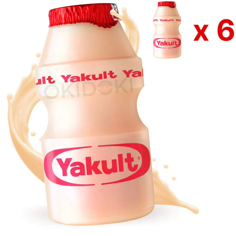 YAKULT Original (<4°C) (Sin Grasas, Sin Gluten) 65ml x 6 Botellas