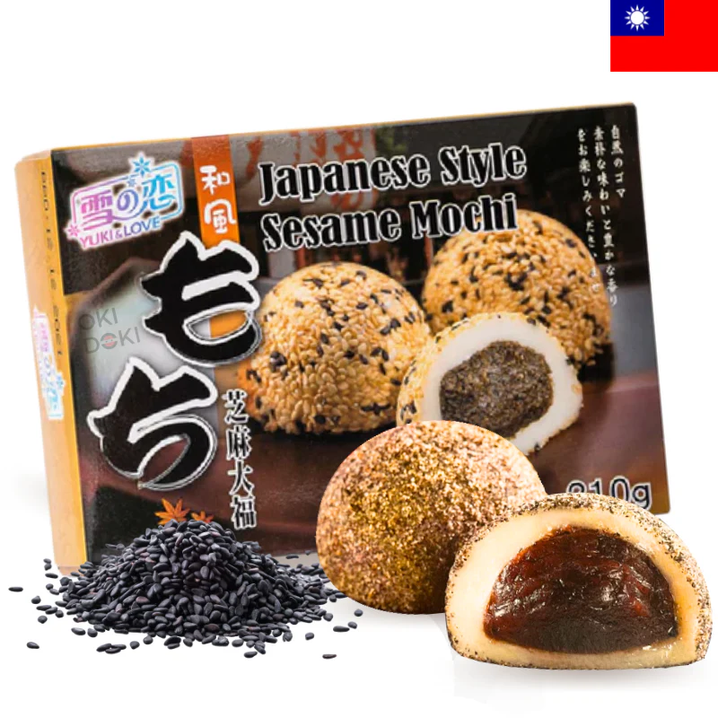 Yuki & Love Mochi de Sésamo (6pcs x 35g) 210g