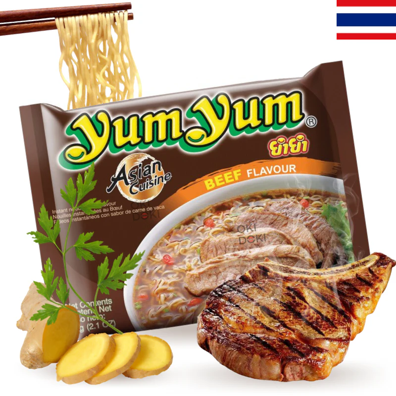 Yum Yum Fideos Sabor Ternera (Halal) 60g